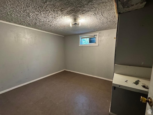 635 N Chimesview Cir E, Tooele, UT 84074 - basement featuring baseboards and a textured ceiling