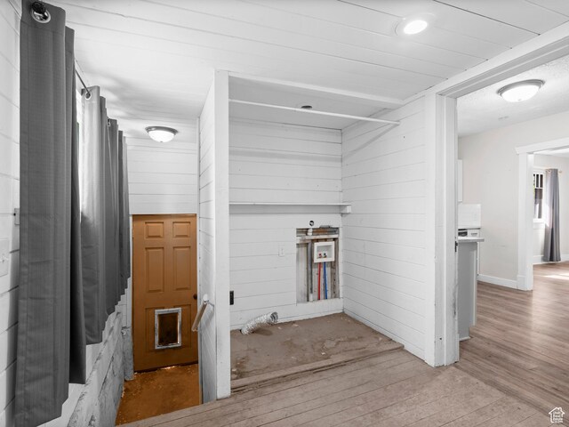 719 E 22nd St, Ogden, UT 84401 - hallway featuring wood finished floors