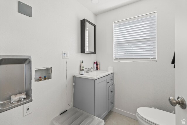 1725 N State St, Sigurd, UT 84657 - half bath with vanity and tile patterned flooring