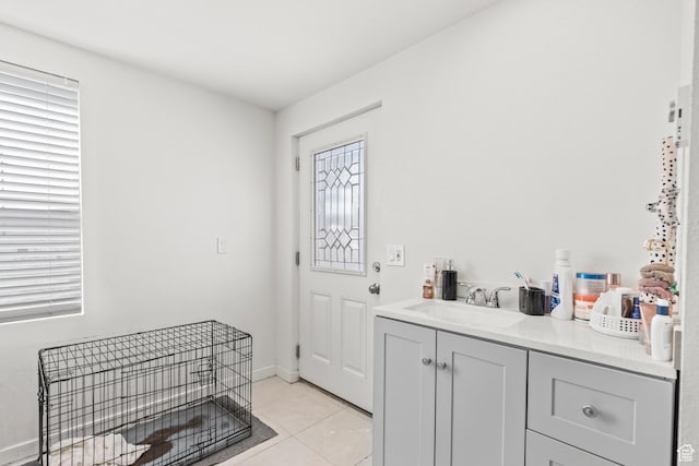 1725 N State St, Sigurd, UT 84657 - interior space with light tile patterned floors and baseboards