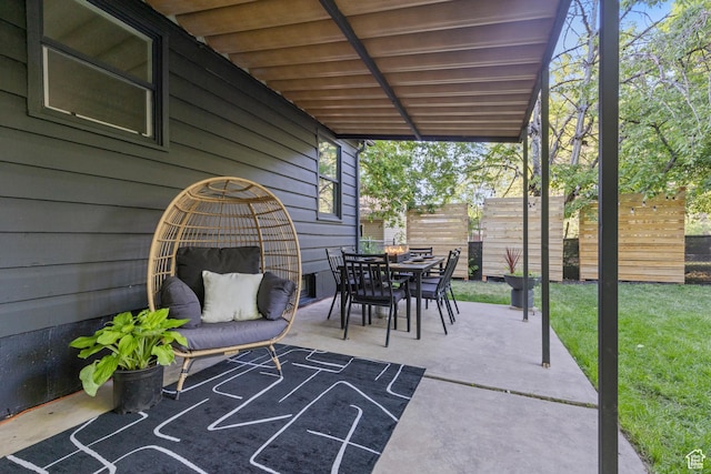 3510 Porter Ave, Ogden, UT 84403 - view of patio / terrace featuring outdoor dining area