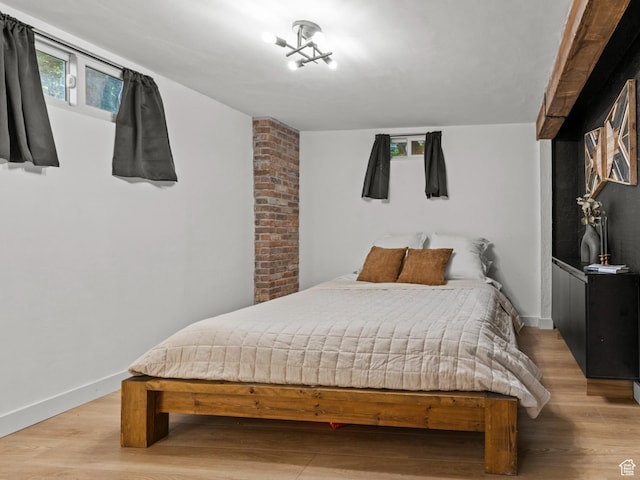 3510 Porter Ave, Ogden, UT 84403 - bedroom with light wood-type flooring and baseboards