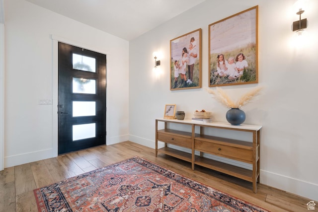 3322 S 2240 E, St George, UT 84790 - foyer entrance featuring wood finished floors and baseboards