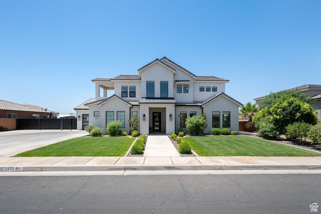 3322 S 2240 E, St George, UT 84790 - view of front of property featuring stucco siding, a standing seam roof, and metal roof