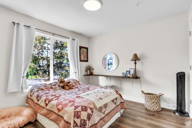 276 N Elk Ridge Dr, Elk Ridge, UT 84651 - bedroom with wood finished floors and baseboards