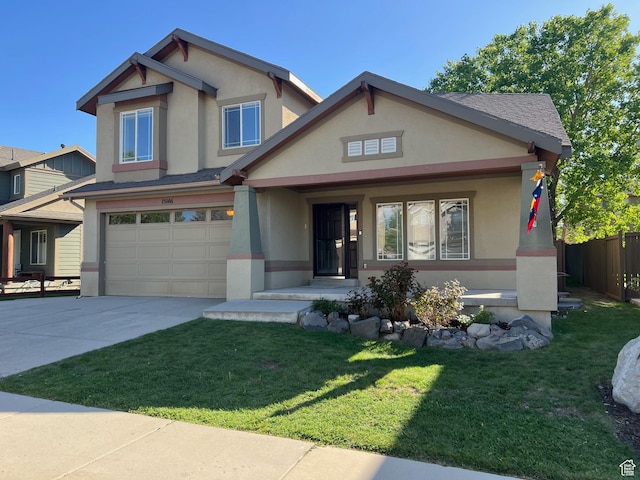 15146 S Walnut Grove Dr, Draper, UT 84020 - craftsman-style house with stucco siding, driveway, and an attached garage