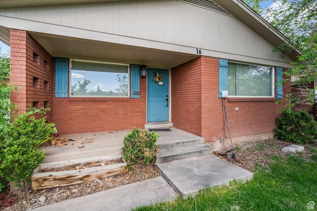 16 N 200 E, Cedar City, UT 84720 - property entrance with brick siding