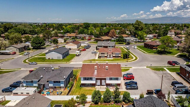 195 W 8480 S, Midvale, UT 84047 - aerial perspective of suburban area with mountains