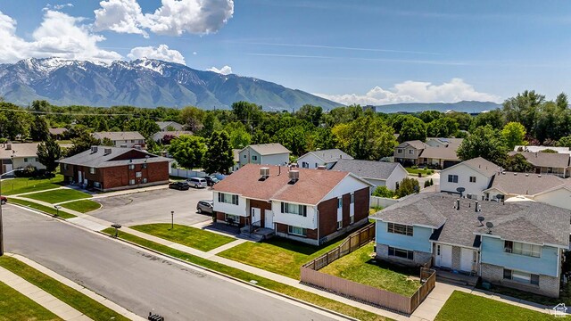 195 W 8480 S, Midvale, UT 84047 - aerial view of residential area featuring a mountainous background