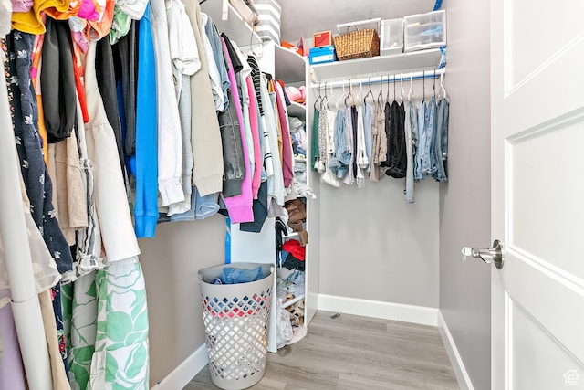 137 Stern Ct, Stansbury Park, UT 84074 - spacious closet with wood finished floors