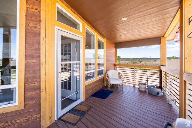 16 E Pearly Ln, La Sal, UT 84530 - view of wooden deck