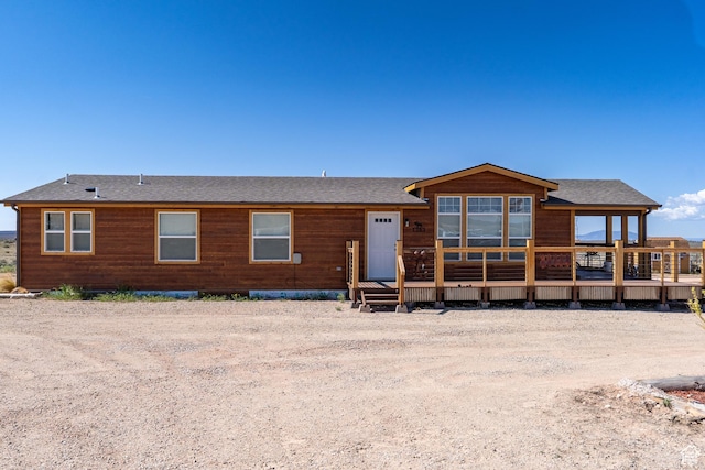 16 E Pearly Ln, La Sal, UT 84530 - view of front of property with a shingled roof