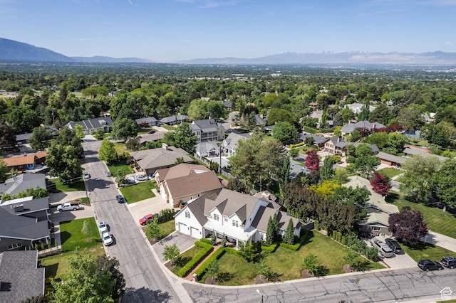 2590 E Olympus Dr, Holladay, UT 84124 - aerial perspective of suburban area with a mountain backdrop