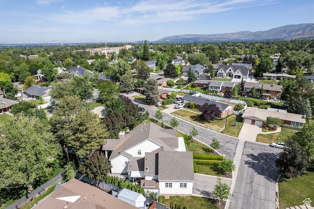 2590 E Olympus Dr, Holladay, UT 84124 - aerial perspective of suburban area featuring a mountain backdrop