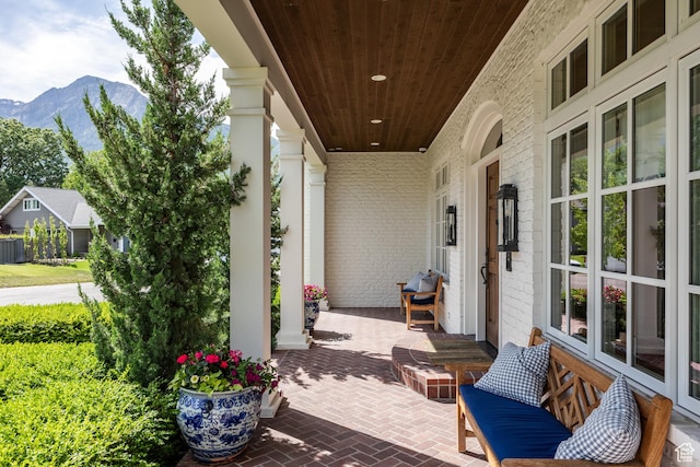 2590 E Olympus Dr, Holladay, UT 84124 - covered porch with a mountain view