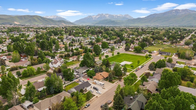896 E 380 N, Heber City, UT 84032 - aerial view of residential area with a mountain backdrop