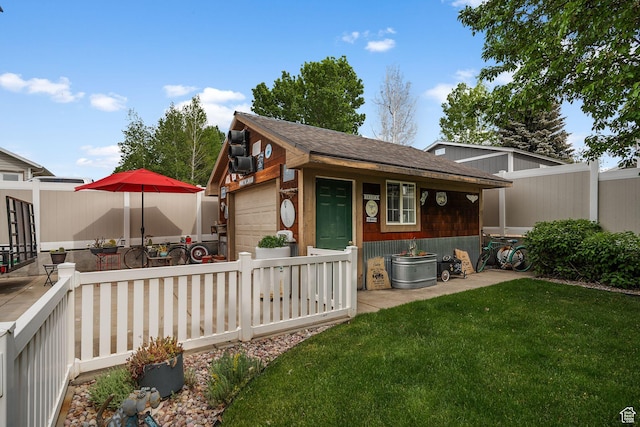 896 E 380 N, Heber City, UT 84032 - view of front of house featuring an outbuilding and roof with shingles