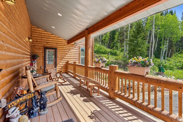 4708 Red Fir Way, Oakley, UT 84055 - view of wooden deck