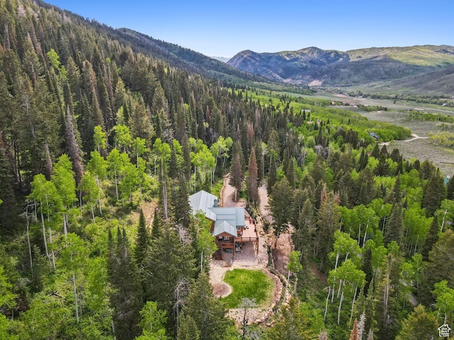 4708 Red Fir Way, Oakley, UT 84055 - view of subject property with a heavily wooded area and mountains