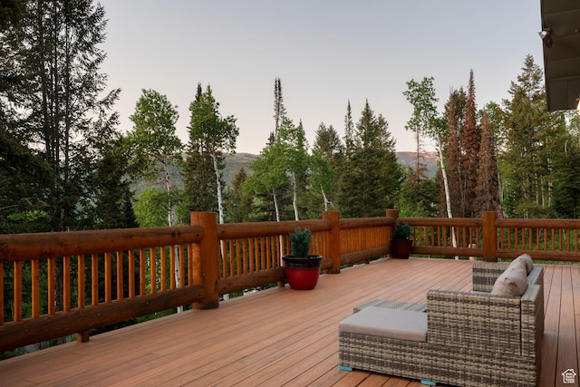 4708 Red Fir Way, Oakley, UT 84055 - deck featuring a mountain view