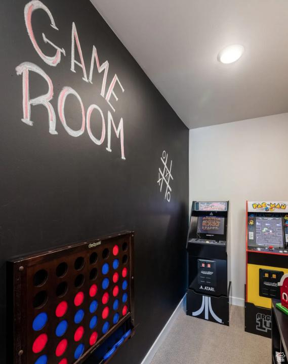 12852 N Belaview Way, Hideout, UT 84036 - rec room with carpet floors and baseboards