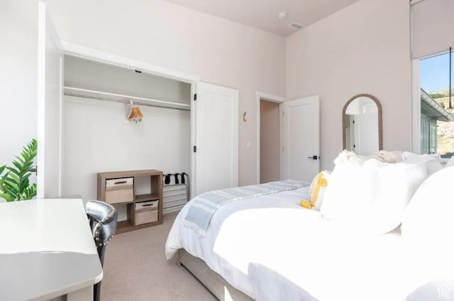 12852 N Belaview Way, Hideout, UT 84036 - bedroom featuring light colored carpet and a closet