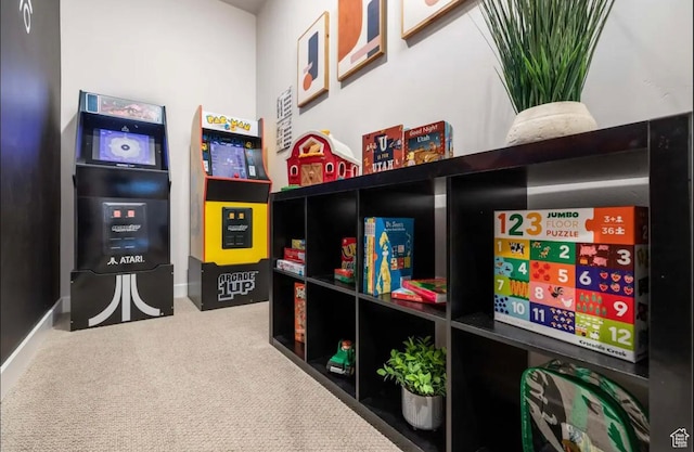 12852 N Belaview Way, Hideout, UT 84036 - game room with carpet floors and baseboards