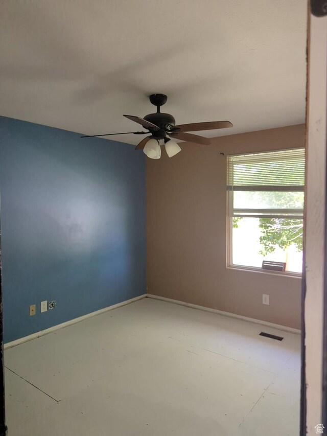 1162 N Liberty Ave, North Ogden, UT 84404 - unfurnished room with ceiling fan and baseboards