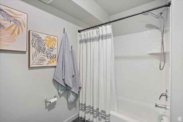 67 W 600 S Unit B204, Springville, UT 84663 - bathroom featuring shower / tub combo and baseboards