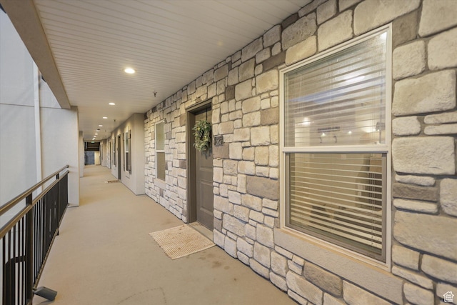 67 W 600 S Unit B204, Springville, UT 84663 - hallway with recessed lighting
