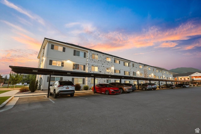 67 W 600 S Unit B204, Springville, UT 84663 - property at dusk featuring covered parking