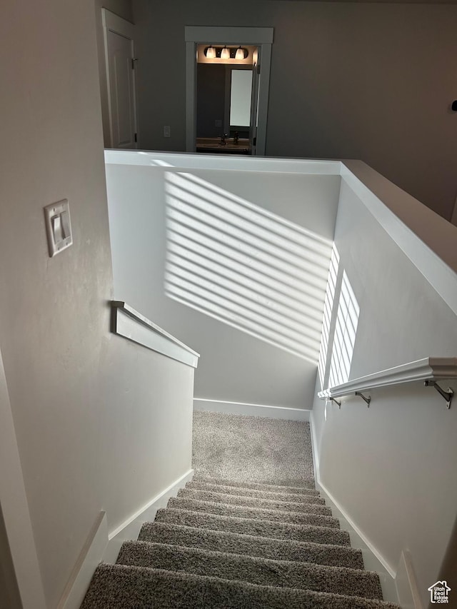 432 W 1470 N, Tooele, UT 84074 - stairs with carpet floors and baseboards