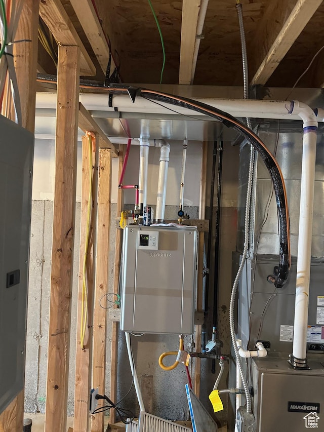 4569 W Ruple Ridge Ln S, Herriman, UT 84096 - utility room featuring water heater