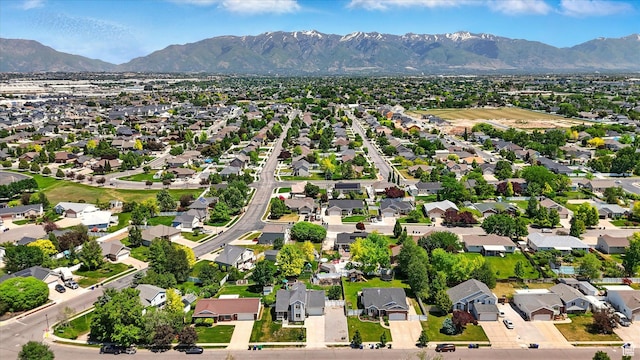 2223 S Allison Way, Syracuse, UT 84075 - aerial view of property's location featuring a mountain backdrop and nearby suburban area