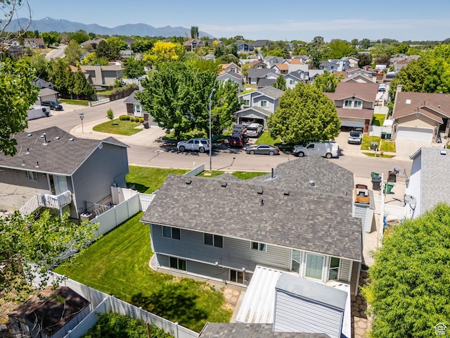 1127 W Monticello Ln, Murray, UT 84123 - aerial perspective of suburban area featuring mountains