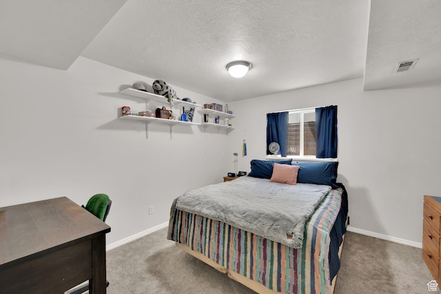 1127 W Monticello Ln, Murray, UT 84123 - carpeted bedroom featuring baseboards and a textured ceiling