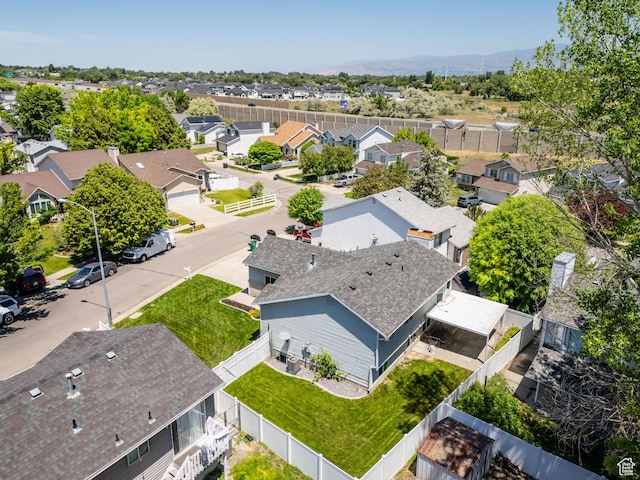 1127 W Monticello Ln, Murray, UT 84123 - aerial perspective of suburban area featuring a mountainous background