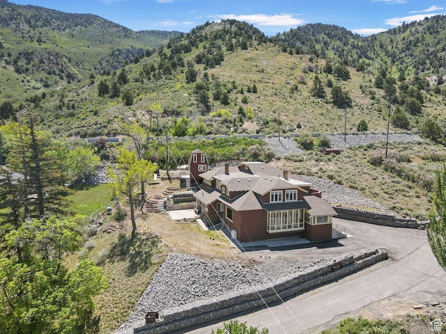 331 Beck St, Eureka, UT 84628 - view from above of property with a mountain backdrop