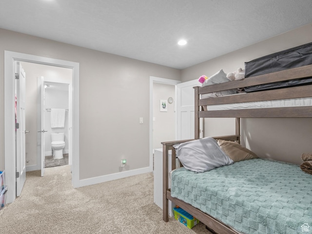 343 Peach Ln, Bountiful, UT 84010 - carpeted bedroom featuring baseboards, recessed lighting, and connected bathroom