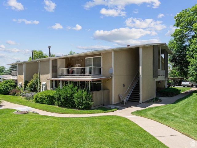 343 Peach Ln, Bountiful, UT 84010 - view of property featuring stairs