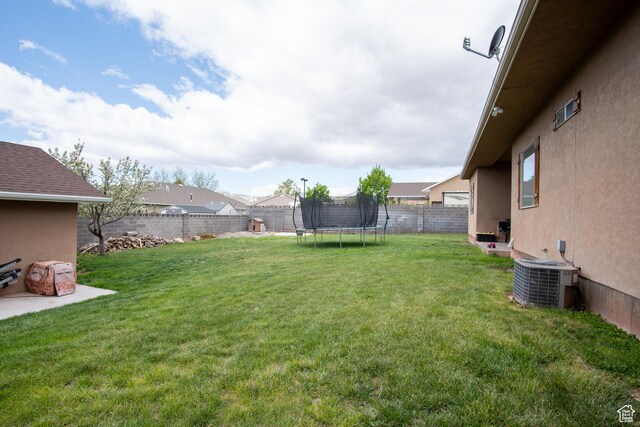 286 E 850 N, Richfield, UT 84701 - view of yard with cooling unit and a trampoline