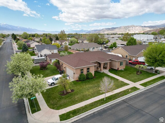 286 E 850 N, Richfield, UT 84701 - aerial perspective of suburban area with a mountain backdrop