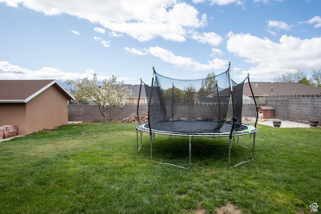 286 E 850 N, Richfield, UT 84701 - view of yard featuring a trampoline
