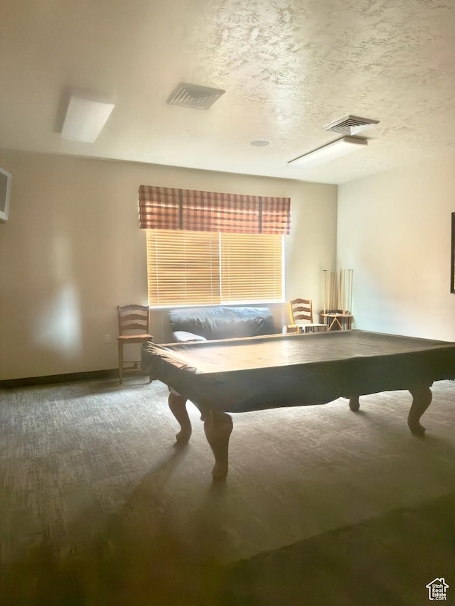 3322 N 750 E, Lehi, UT 84043 - rec room featuring billiards table, a textured ceiling, and baseboards