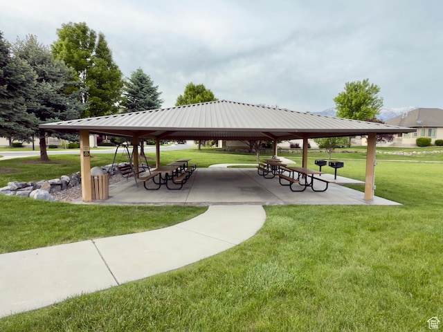 3322 N 750 E, Lehi, UT 84043 - view of home's community with a gazebo and a lawn