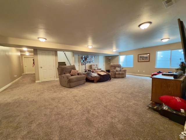 3322 N 750 E, Lehi, UT 84043 - living area with carpet floors and baseboards