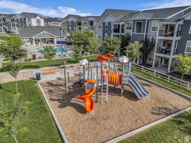 14569 S Bloom Dr W Unit L204, Herriman, UT 84096 - community jungle gym with a residential view