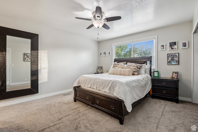 946 E 10715 S, Sandy, UT 84094 - bedroom with light carpet, baseboards, and ceiling fan