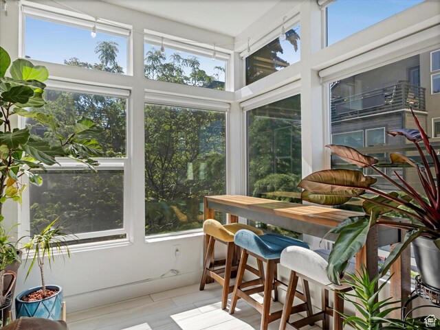 7701 S Navarro View Ct, Midvale, UT 84047 - sunroom / solarium featuring tile patterned flooring