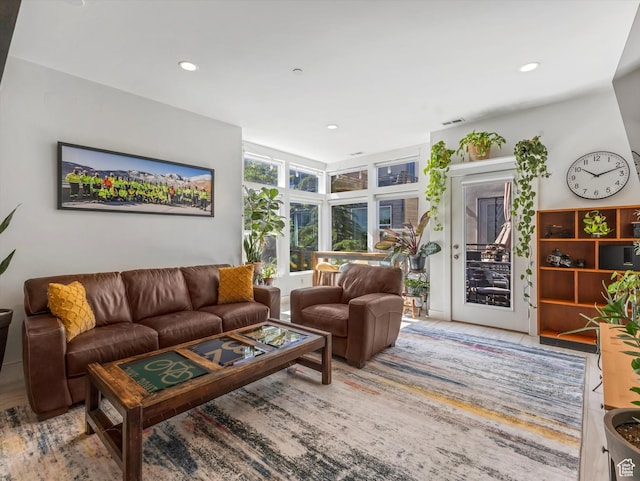 7701 S Navarro View Ct, Midvale, UT 84047 - living area with recessed lighting and wood finished floors